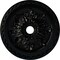Ekena Millwork Bordeaux Deluxe Ceiling Medallion (Fits Canopies up to 4"), 23 5/8"OD x 3"ID x 2"P, Black Pearl CM23BOBPS - alternate 1